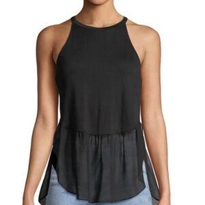 NWT BCBGeneration Contrast-Hem High/Low Top-Women’s S will fit M